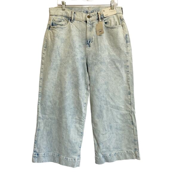 A.N.A High Rise Wide Leg Crop Lightwash Jeans 14 - Picture 1 of 13